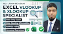 fix excel formulas, vlookup, xlookup, and do accurate data entry