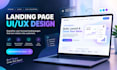 design a high converting startup landing page UI UX