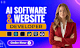 develop ai website, ai web application, ai software development, ai saas app