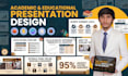 design educational powerpoint, canva, and google slides presentations