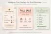 design 3modern instagram post and stories in canva