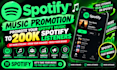 spotify music promotion promote spotify music to 200k spotify listeners spotify
