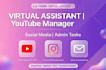 be youtube bilingual virtual assistant and social media manager