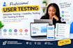 do user testing website testing usability testing QA testing