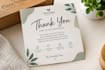 design a professional product insert card with custom copy