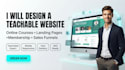 build a professional teachable online course website