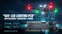 develop custom uav led light pcb, anti collision strobe, drone navigation system