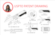 design utility patent drawing as per uspto