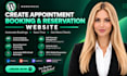 create appointment booking and reservation website