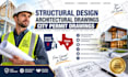 structural design, architectural drawing, city permit in rhode island, texas