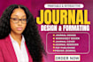 do journal design journal formatting prayer journal  planner and workbook design