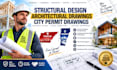 structural design, architectural drawing, city permit in tennessee, vermont