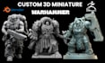 sculpt 3d warhammer figurine tabletop dnd model 3d 40k miniature 3d model print