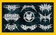 create gothic, black metal, death metal font logo