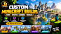build a custom minecraft map, spawn, lobby, and world as a minecraft builder