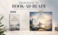 design book ads for amazon, facebook, and instagram