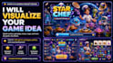 design game UI screens, splash screens and visual concepts