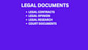 offer legal writing services
