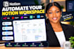 automate notion workflows with n8n, zapier, make, API int