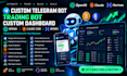 bulld custom telegram bot trading bot custom dashboard openai claude code hermes