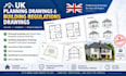 create UK planning drawings and building regulations drawings