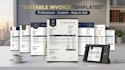 do custom editable invoice templates, letterhead, pricelists, and business forms