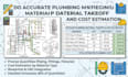 do plumbing accurate mep material takeoff and cost estimation