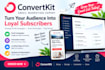 setup convertkit automation kit landing page kit email template kit flow
