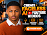 create faceless ai youtube videos, ai voiceover, engaging visuals, video content