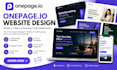 build, redesign onepage io website or landing page