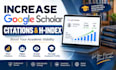 increase google scholar citation backdate citation and h index