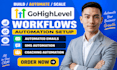 build gohighlevel workflows automated emails sms automation coaching automation