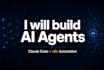 build custom ai agents with claude code and n8n