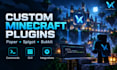 develop custom minecraft plugins for paper and spigot