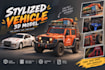create stylized 3d vehicle models