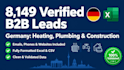 provide checked b2b leads for german craftsmen
