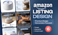 design listing images and amazon a plus content