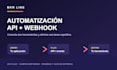 integrate two apps using an API or webhook