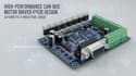 design pcb, motor driver circuit, and automotive can bus systems