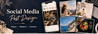 design professional social media posts