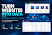 do web scraping, data extraction and automation