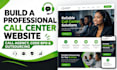 build professional call center website call agency code bpo website outsourcing