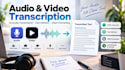 transcribe arabic audio and video into accurate text