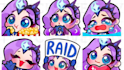 twitch emotes,stream overlay,twitch stream overlay,animated twitch overlay,chibi