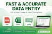 do accurate excel data entry and pdf to excel conversion