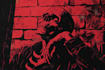 craft dark art, concept, cartoon, linocut