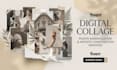 create unique digital paper collage animation