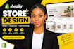 shopify store design, shopify design, shopify redesign