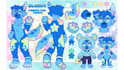 create a furry fursona reference sheet and nsfw character design