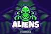 design a unique alien logo for your brand